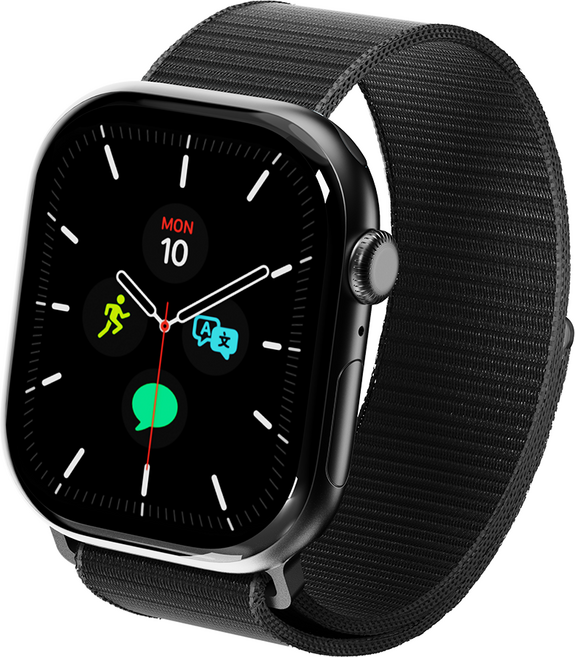 요거 애플워치 스포츠 루프 밴드 이지핏 스트랩, 코코블랙, 1개