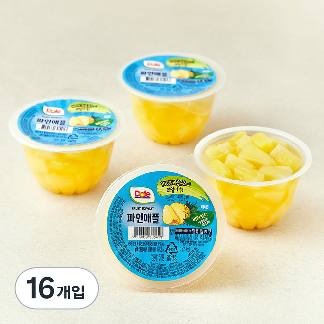 돌 후룻볼 파인애플, 113g, 4개입, 4개