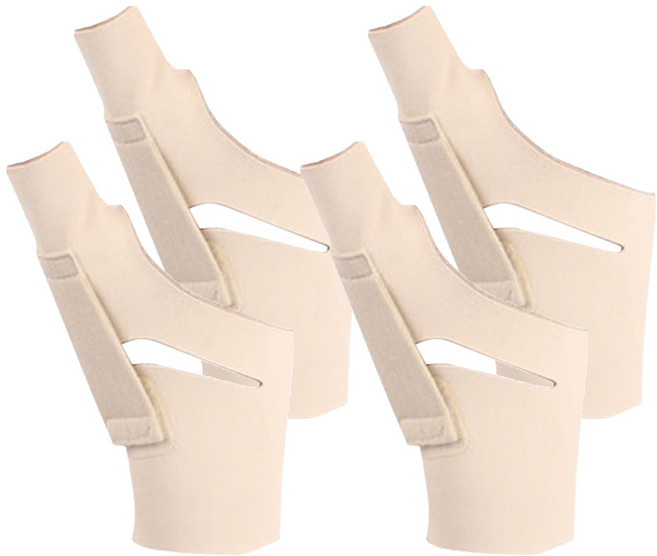 여성용 엄지손가락 손목 보호대 오른손용, 4개