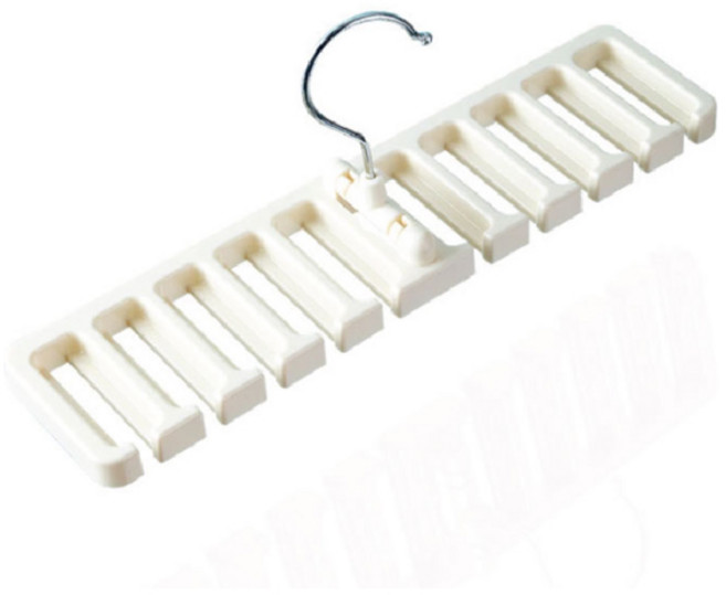 밸트 허리띠 넥타이 정리걸이, 화이트, 1개