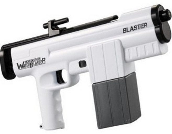 나노헤드 블라스터 전동 물총, 화이트, 1개