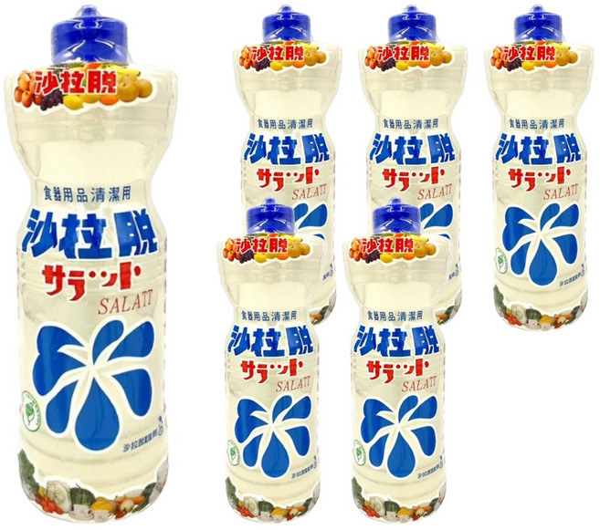 日星化工 沙拉脫 食器用環保清潔劑, 1L, 6瓶