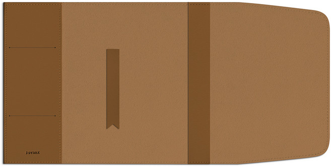 소이믹스 러브썸 가죽 북커버 + 북마크 세트 멀티 M, 카멜브라운, 1세트