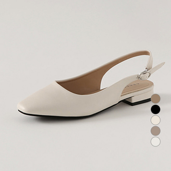 착한구두 여성용 리버티 베이직 플랫 슬링백 2cm SBLTS1d088