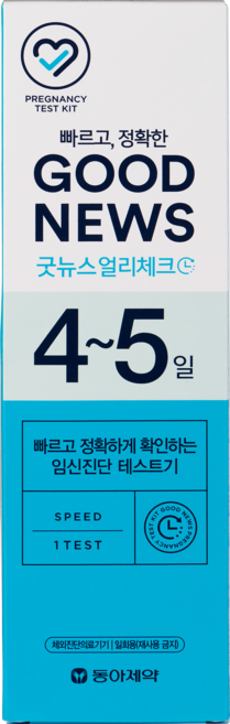 굿뉴스 얼리체크 임신테스트기, 1개입, 1개