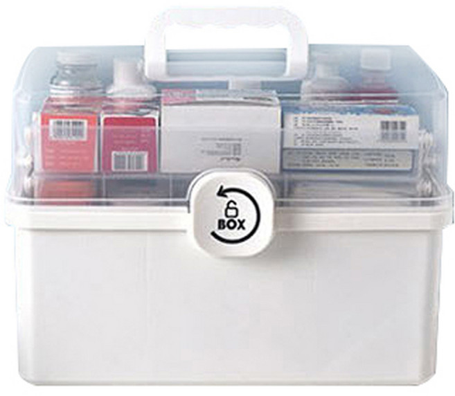 DSO 구급상자 화이트 중형, 1개