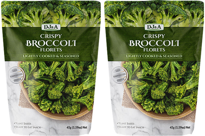 디제이앤에이 크리스피 브로콜리 플로렛, 45g, 2개