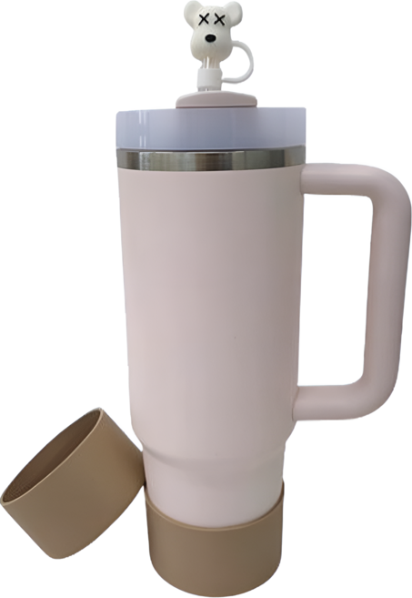 保溫杯保護套, 粉晶色, 2個