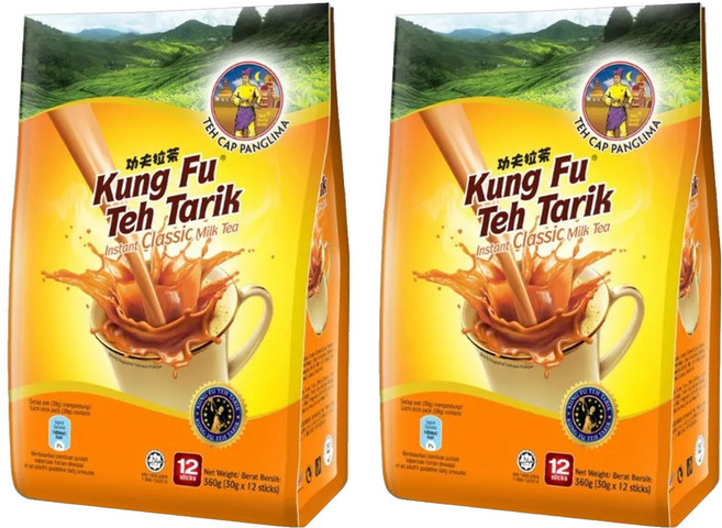 元帥牌 南洋拉茶風味功夫奶茶 三合一 經典原味, 30g, 12包, 2袋