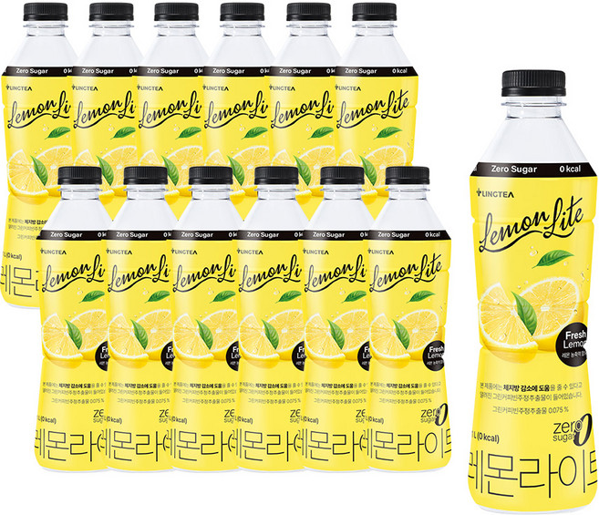 링티 레몬라이트, 12개, 1L
