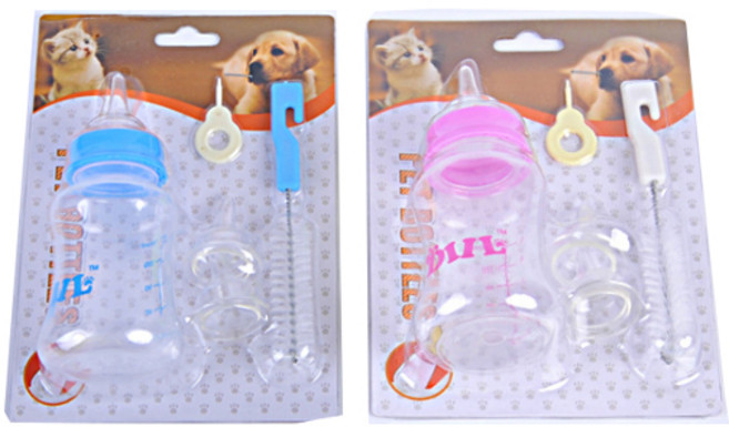 딜 강아지용 젖병세트, 랜덤 발송, 2세트
