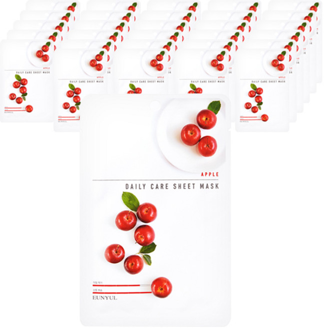 은율 사과 데일리 케어 시트 마스크, 1개입, 30개