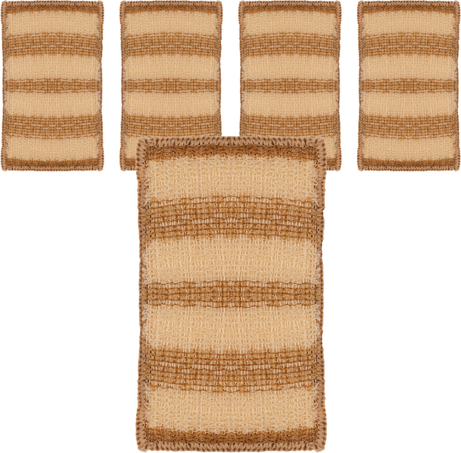 청소해결사 옥수수 스펀지 수세미, 1개, 5개입