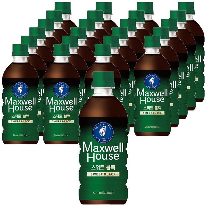 맥스웰하우스 스위트 블랙, 500ml, 24개