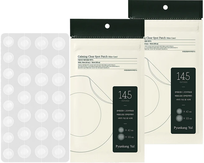 편강율 진정 클리어 스팟패치 슬림케어, 145개입, 2개 - 쿠팡