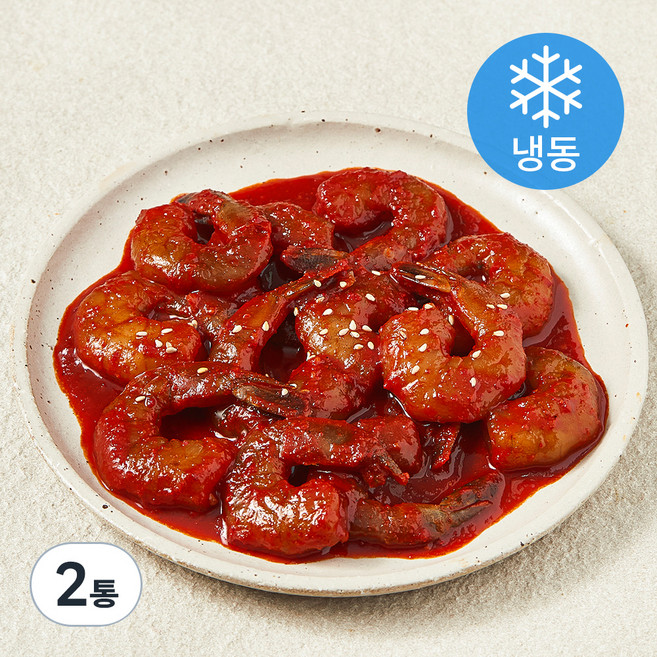 최인선 셰프의 함초품은 양념 깐새우장 (냉동), 350g, 2통