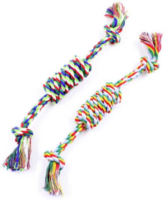 ABM 반려견 치실매듭볼, 랜덤 발송, 2개