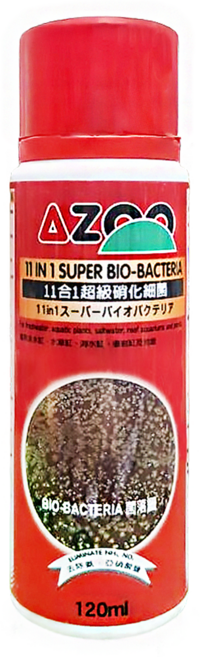AZOO 11合1超級硝化細菌 AZ40008, 1瓶, 120ml