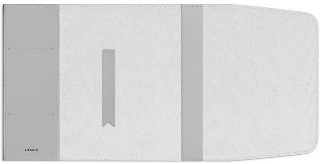 소이믹스 러브썸 북커버 + 북마크 멀티 M, 그레이, 1세트