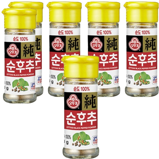 오뚜기 순후추, 20g, 6개