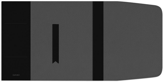 소이믹스 러브썸 북커버 + 북마크 멀티 S, 블랙, 1세트