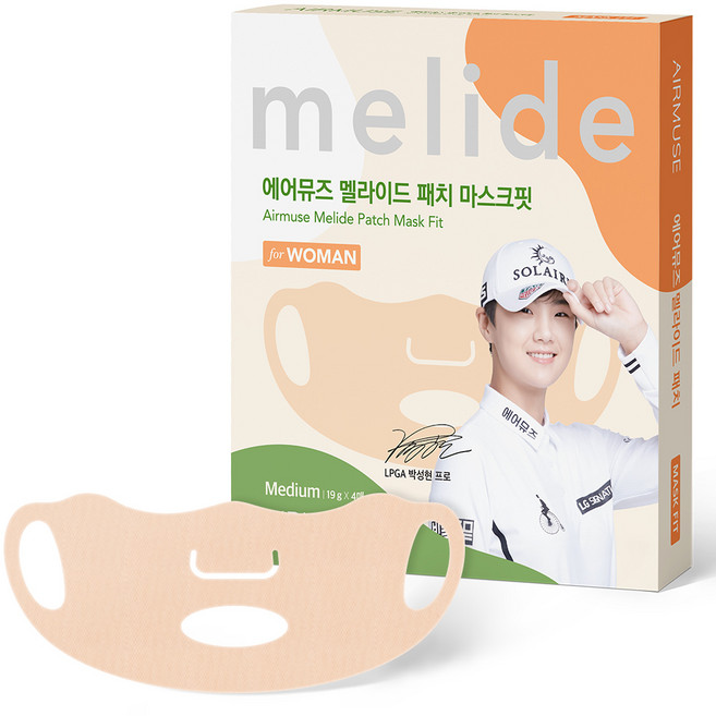 에어뮤즈 여성용 멜라이드 자외선차단 패치 마스크핏, 76g, 1개