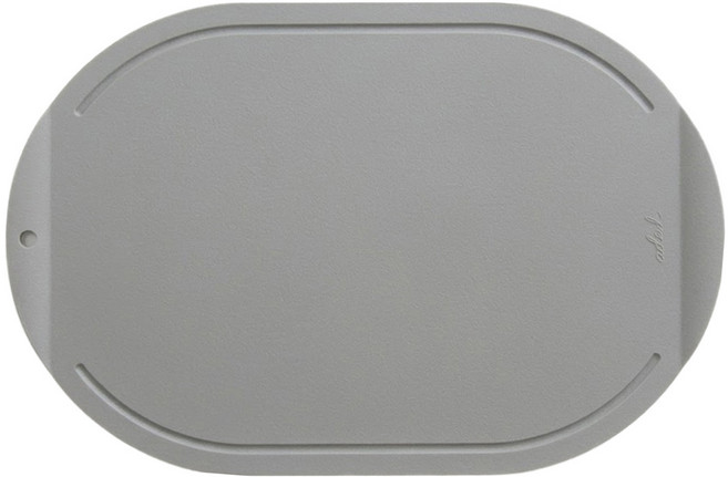 ade.l Ellipse系列 TPU材質砧板, 灰色, 1個