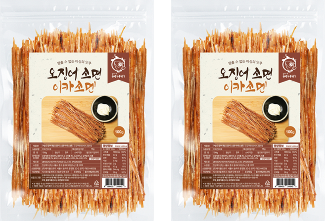 Heyami 細魷魚絲, 100g, 2個