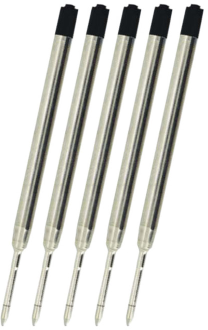 메이크그레이트 고급볼펜심, 블랙, 5개