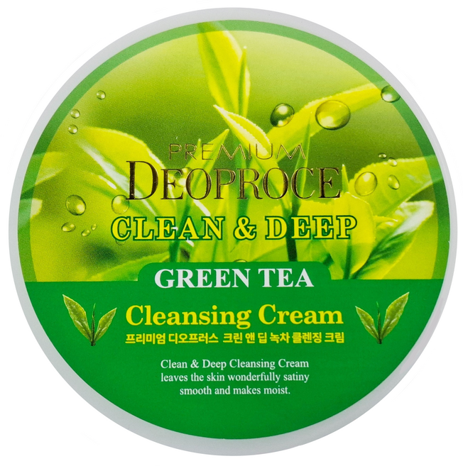 DEOPROCE 迪普詩 台灣公司貨 綠茶深層潔淨卸妝霜, 300g, 1罐