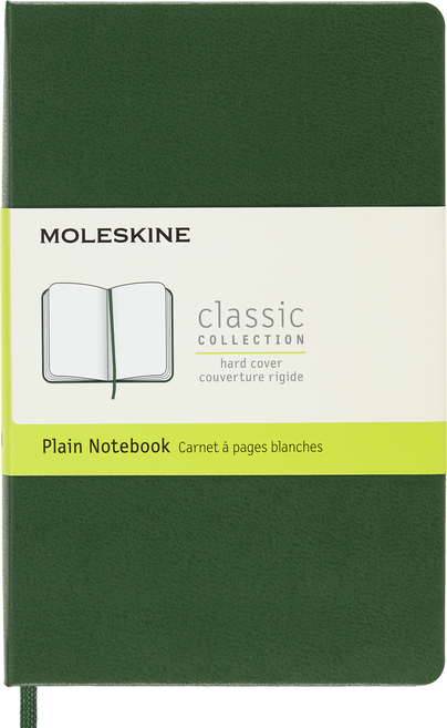 MOLESKINE 經典硬殼空白口袋筆記本, 香桃木綠, 1個