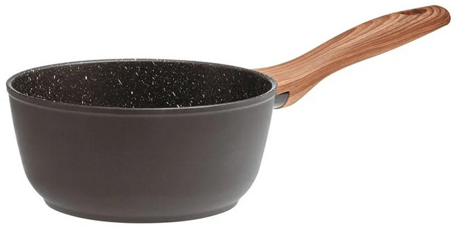 sambonet RocknRose 牛奶鍋 18cm 黑色 義大利製造, 1個