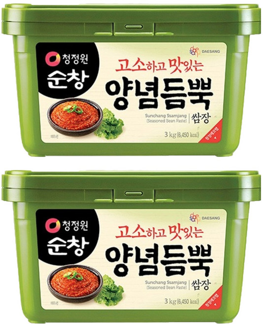 청정원순창 양념듬뿍 쌈장, 3kg, 2개