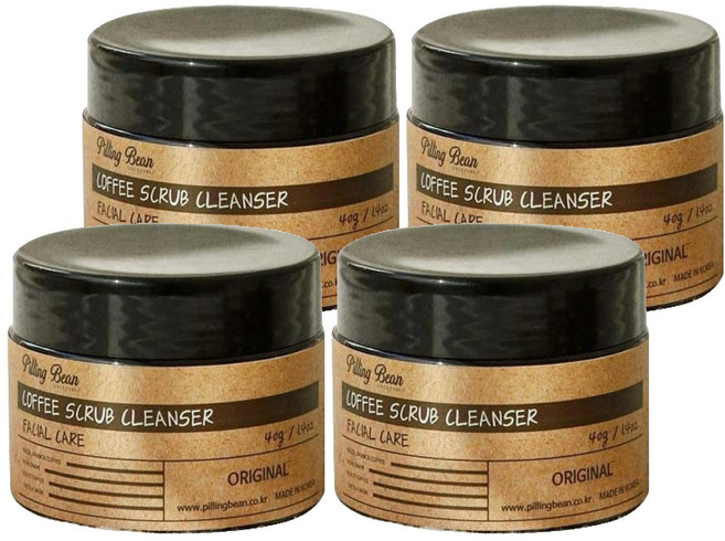 필링빈 저자극 얼굴각질 제거 필링젤 오리진 모공케어, 40g, 4개