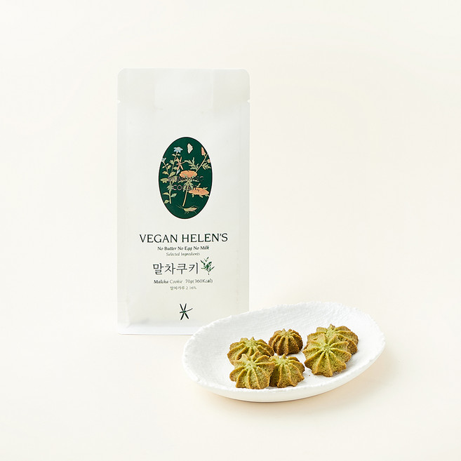 비건헬렌스 말차쿠키, 70g, 1개입, 1개