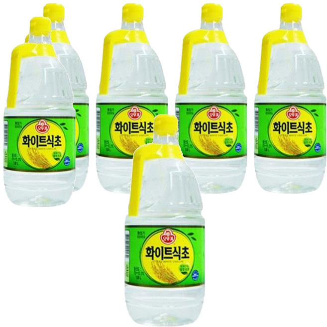 오뚜기 화이트 식초, 1.8L, 6개