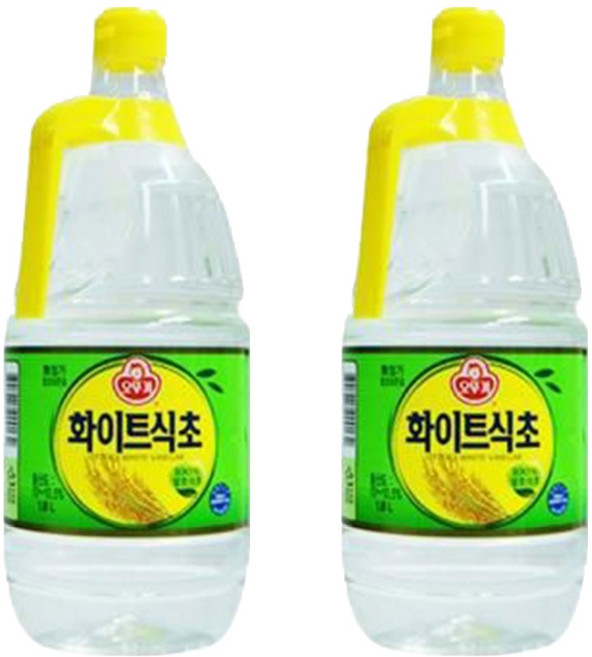 오뚜기 화이트 식초, 1.8L, 2개