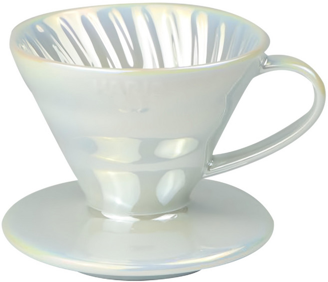 HARIO 好璃奧 V60鈦白珠光濾杯, 鈦白珠光濾杯, 1個, 1~2杯