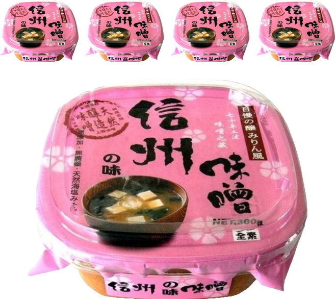 味榮 信州的味天然味噌, 300g, 5盒