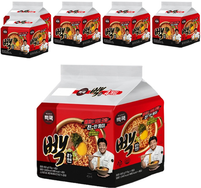 빽쿡 빽라면 115g, 24개