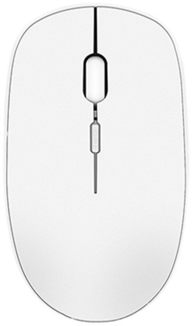 엔보우 무소음 무선 마우스 NBOW, NG01, 화이트