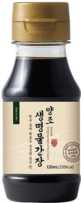신앙촌 양조 생명물 간장, 120ml, 1개