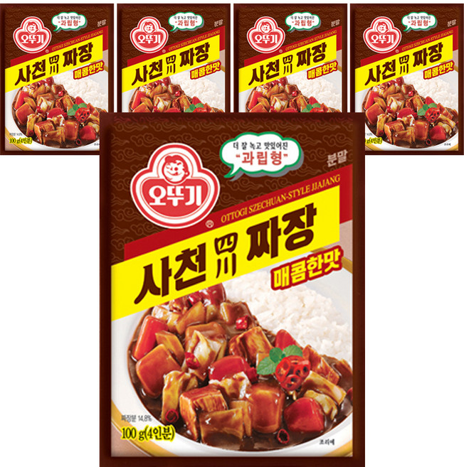 오뚜기 사천짜장, 100g, 5개