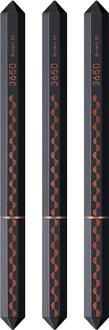 日本3650 職人眼線液筆 0.45ml, 黑棕, 3支