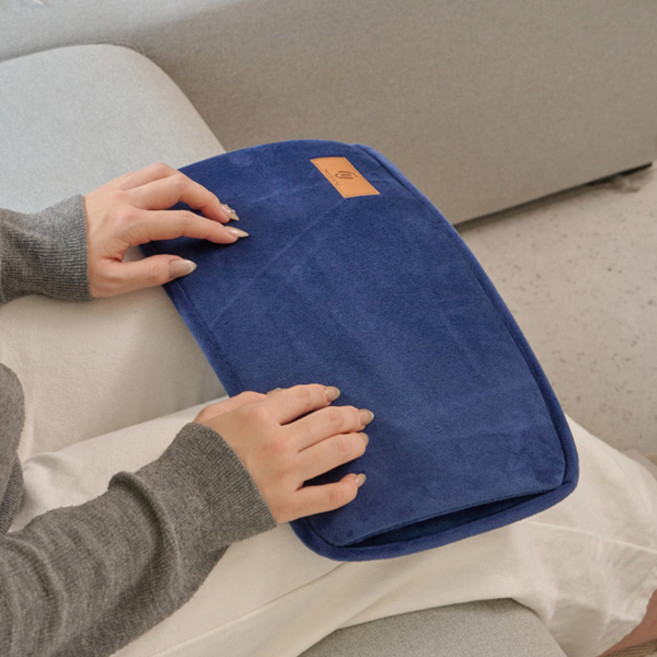 한양의료기 대형 파우치 충전식 온수 찜질기, BCO-02, 미드나잇블루