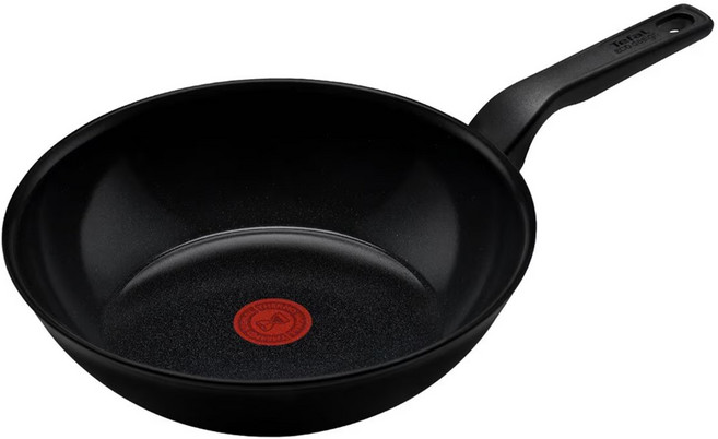 Tefal 特福 綠生活陶瓷不沾系列 小炒鍋 曜石黑, 28cm, 1個