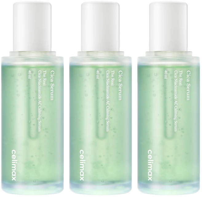셀리맥스 더 리얼 시카 나이아신아마이드 에이씨 카밍 세럼, 40ml, 3개 - 쿠팡