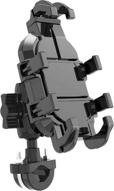 八爪手機架 U型車把款 自行車支架 E01, 黑色, 1個