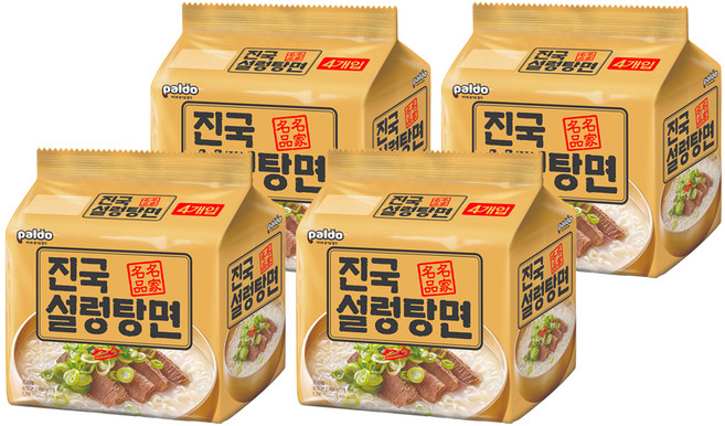 팔도 진국 설렁탕면 100g, 16개