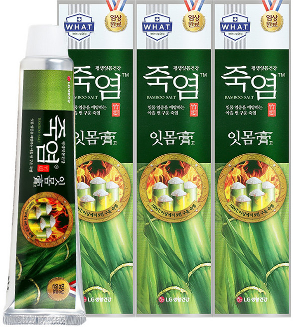 죽염 잇몸고 치약, 140g, 3개